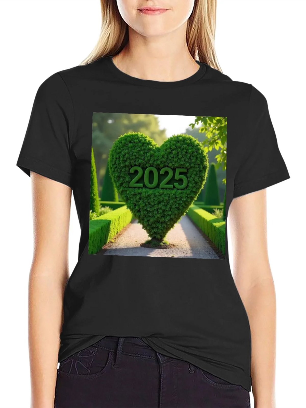 2025 Heart Bush T-Shirt Nature Lover Tee product image 2