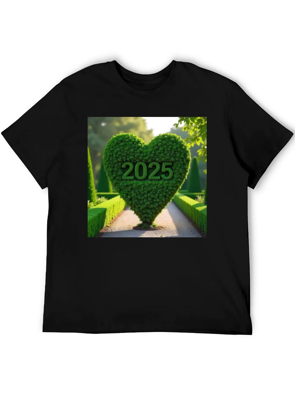 2025 Heart Bush T-Shirt Nature Lover Tee product image 5