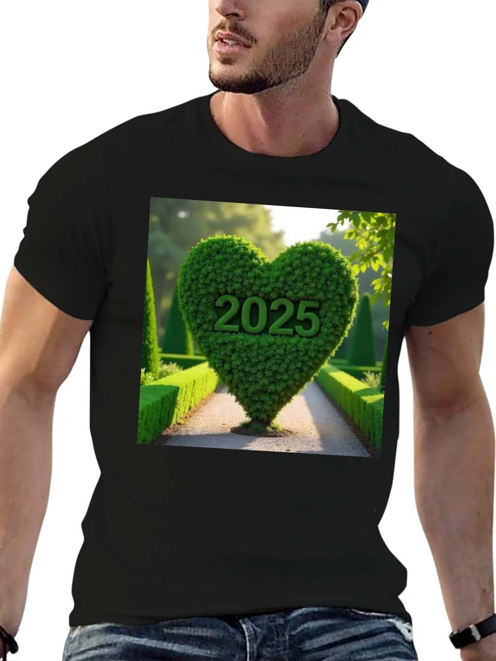 2025 Heart Bush T-Shirt Nature Lover Tee product image 6