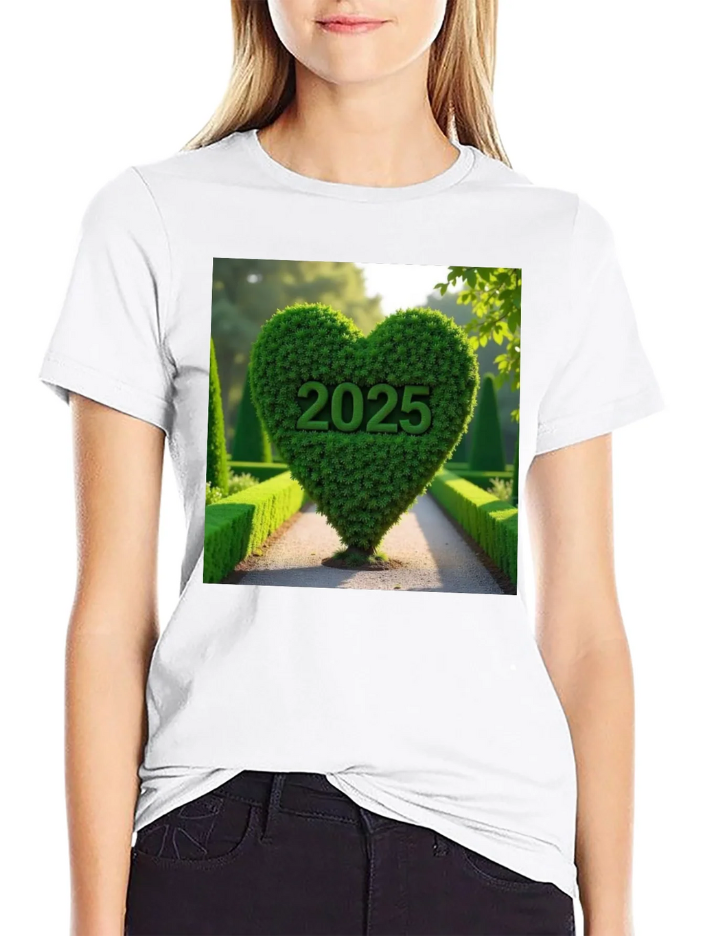 2025 Heart Bush T-Shirt Nature Lover Tee product image 8