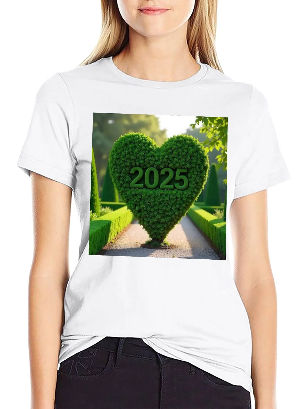 2025 Heart Bush T-Shirt Nature Lover Tee product image 8