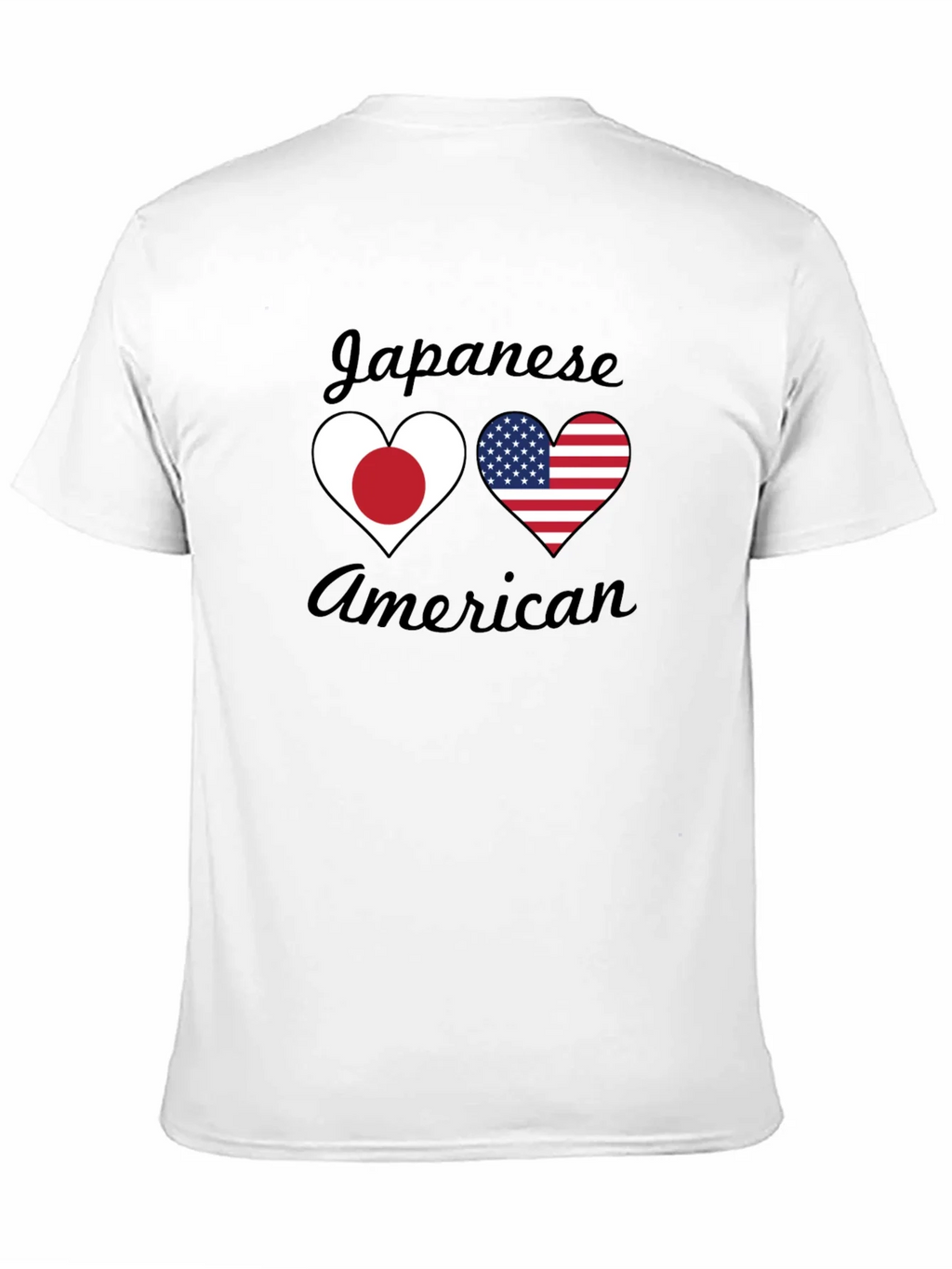 Japanese American Heart Flag T-Shirt product image 10