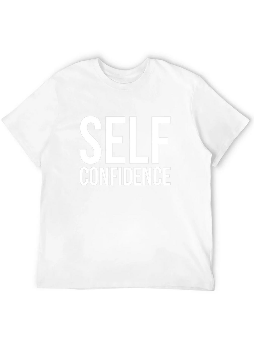 Self Confidence Graphic Tee - Black Cotton Comfort product image 11