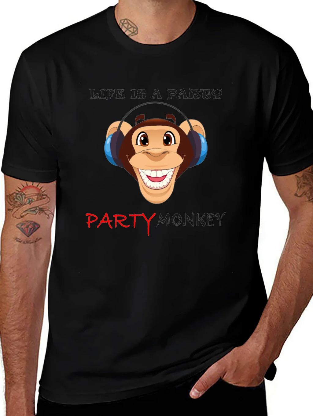 Party Monkey Graphic Tee product image 1