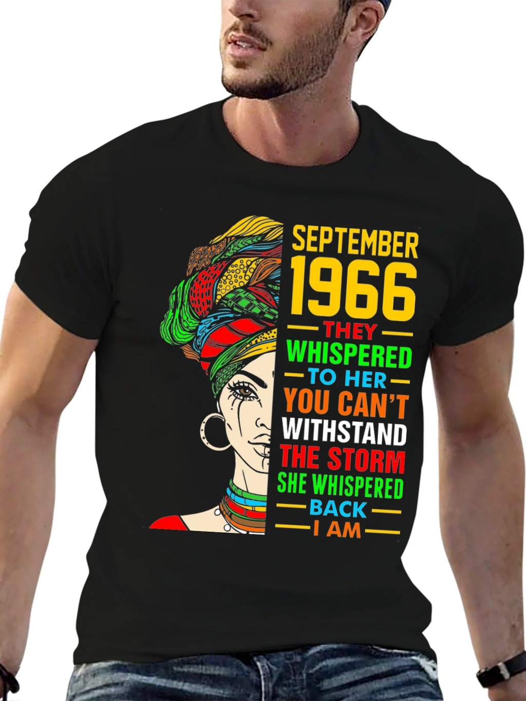 September 1966 Black Woman T-Shirt product image 6