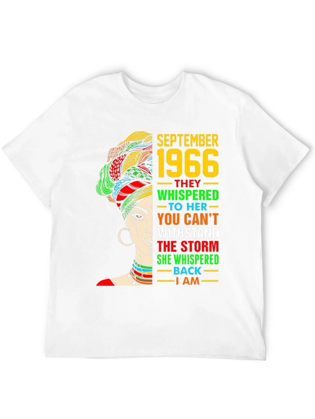 September 1966 Black Woman T-Shirt product image 11
