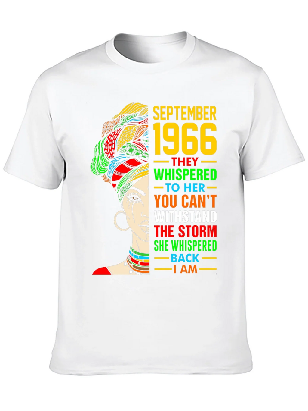 September 1966 Black Woman T-Shirt product image 9