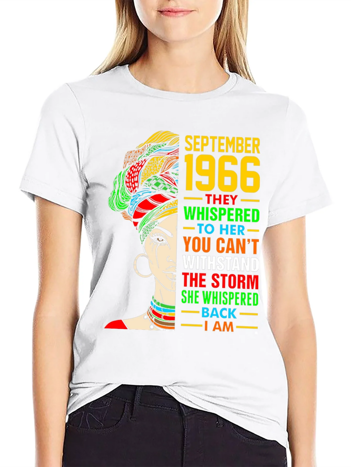 September 1966 Black Woman T-Shirt product image 8
