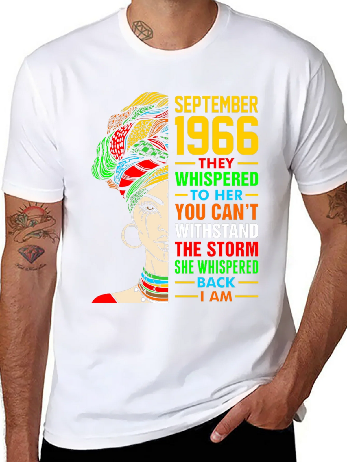 September 1966 Black Woman T-Shirt product image 7