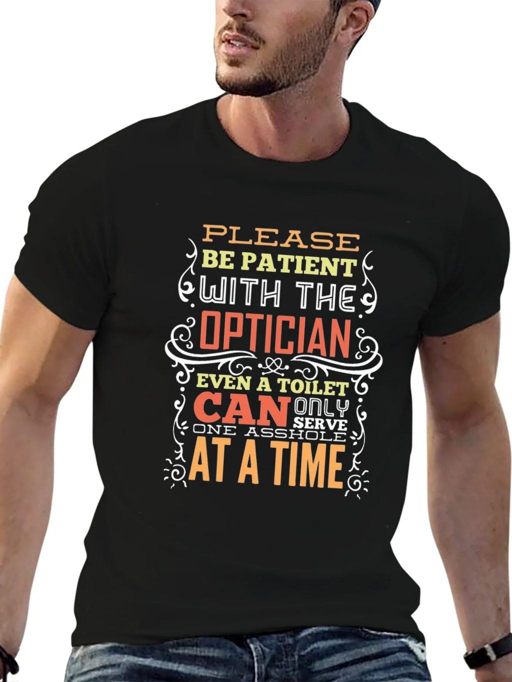 Optician Humor T-Shirt: Patient Please! product image 6