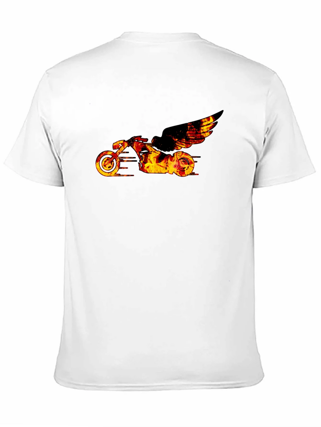 Fiery Motorcycle Graphic Tee product image 10