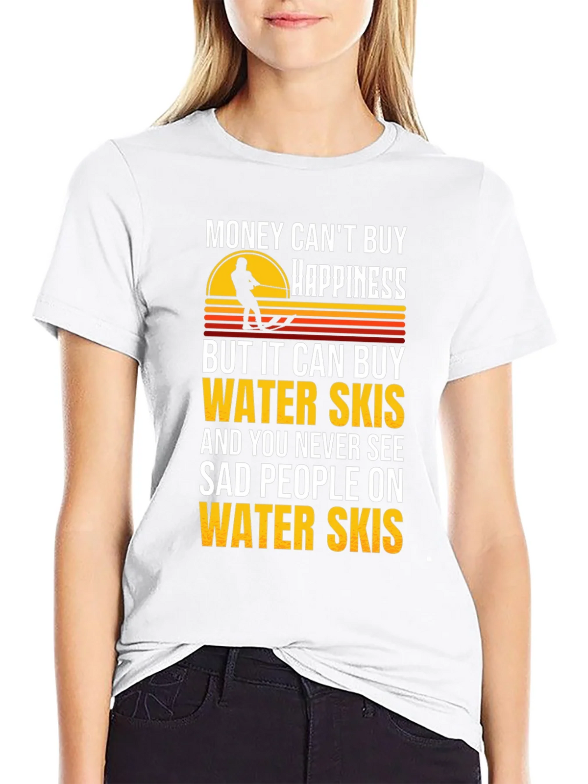 Water Skis Happiness Graphic T-Shirt product image 8