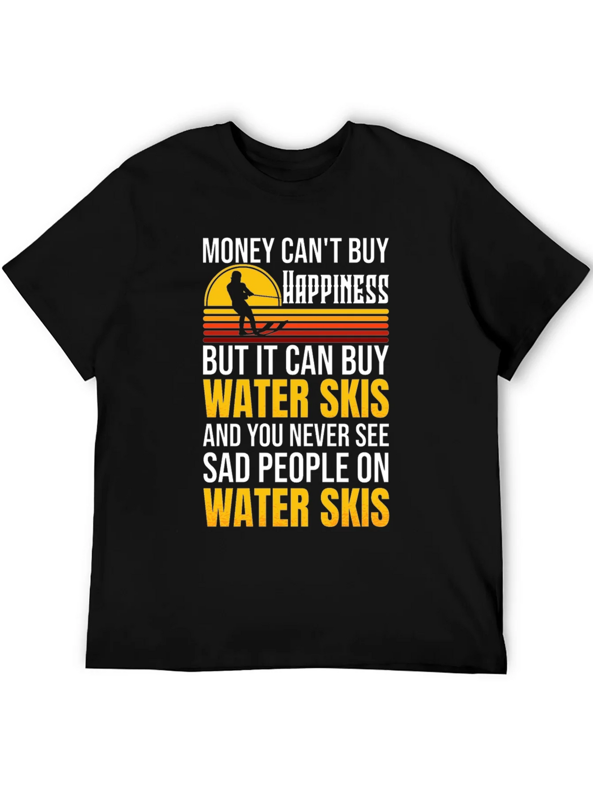 Water Skis Happiness Graphic T-Shirt product image 5