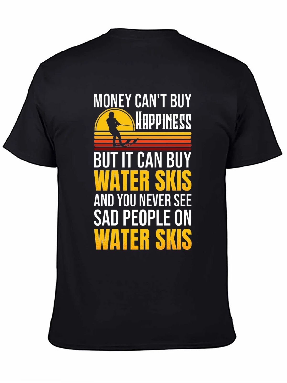 Water Skis Happiness Graphic T-Shirt product image 4