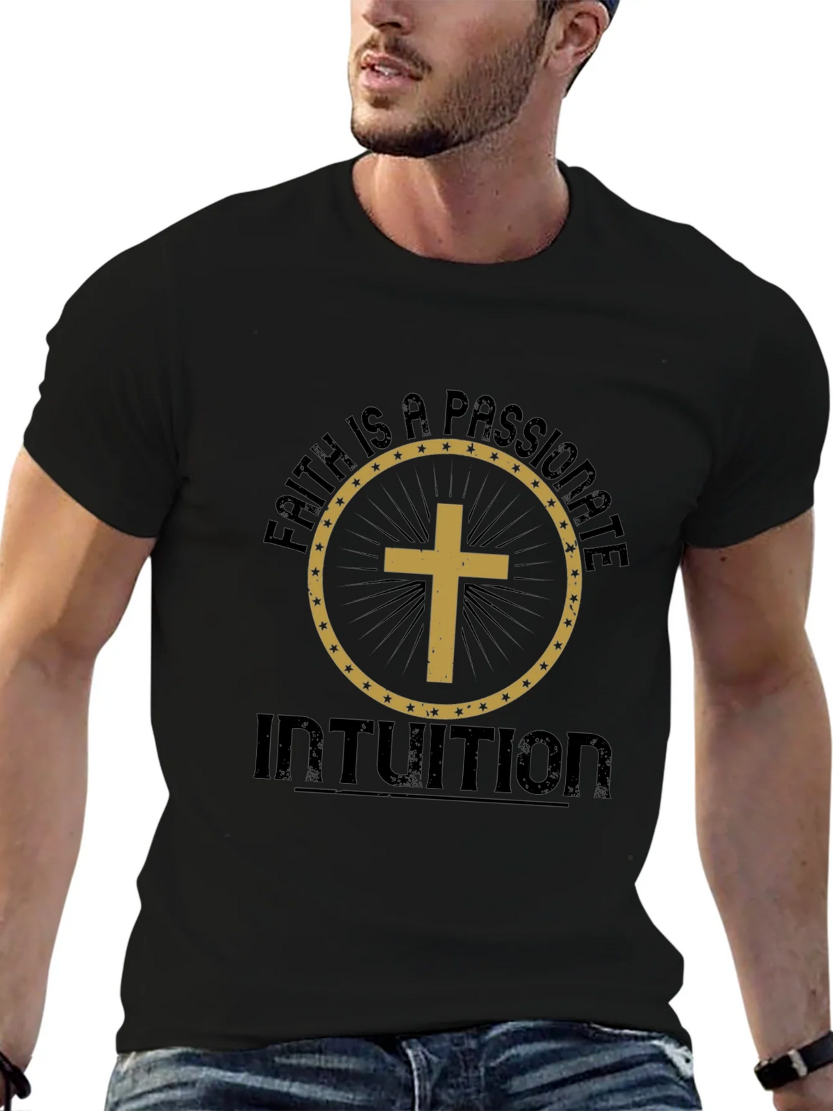 Faith Intuition Graphic Tee - Passionate Belief Shirt product image 6