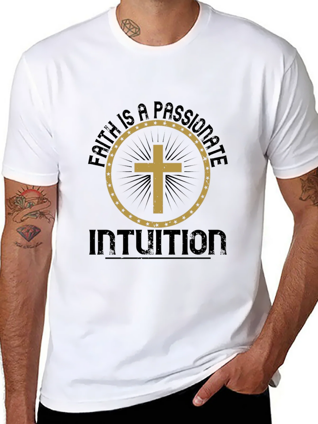Faith Intuition Graphic Tee - Passionate Belief Shirt product image 7