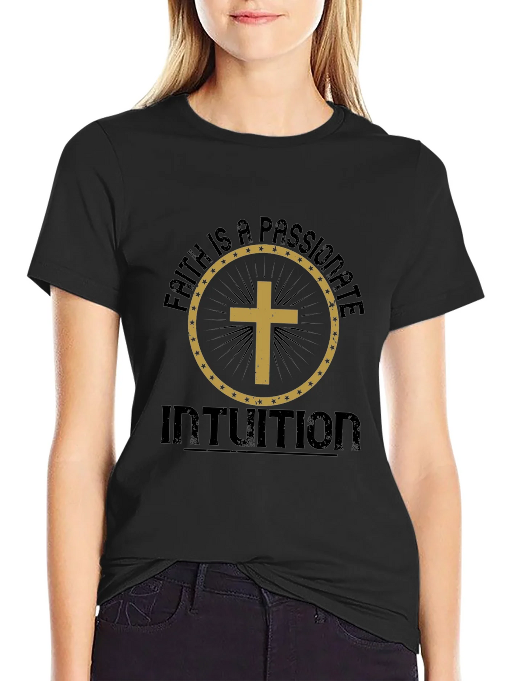 Faith Intuition Graphic Tee - Passionate Belief Shirt product image 2