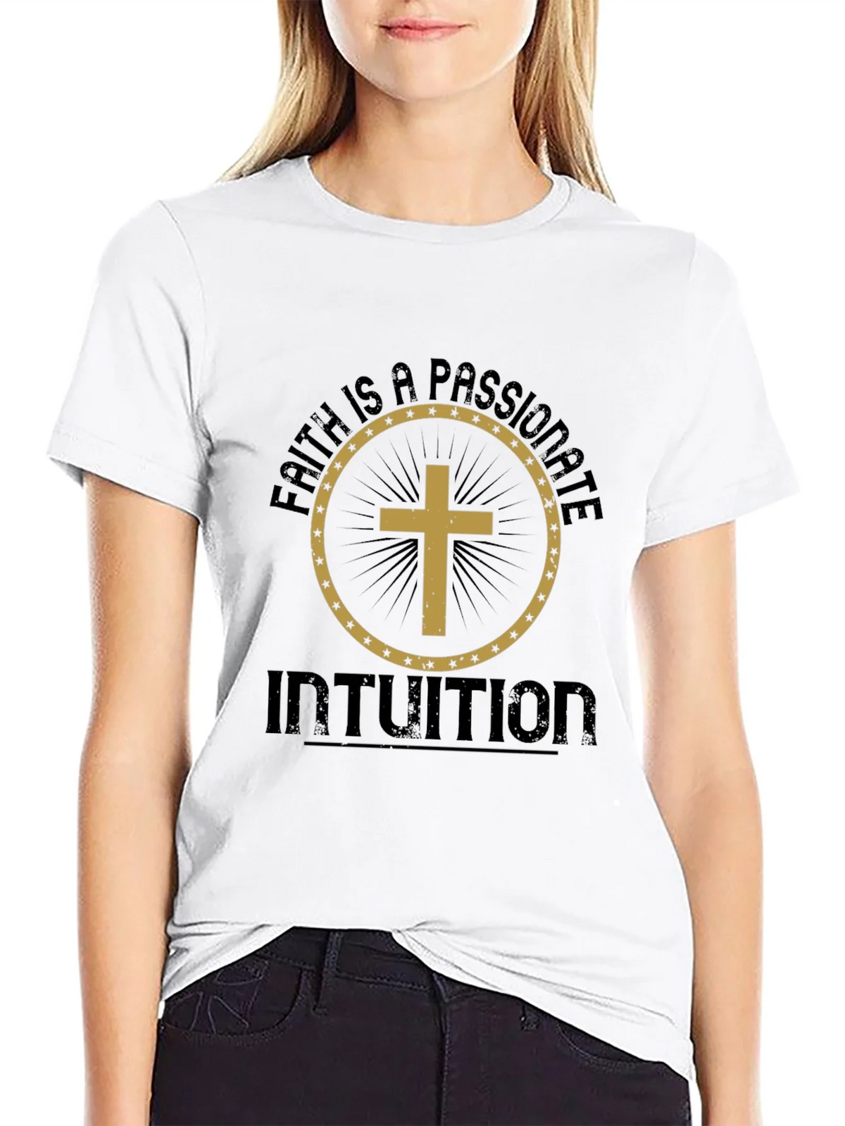 Faith Intuition Graphic Tee - Passionate Belief Shirt product image 8