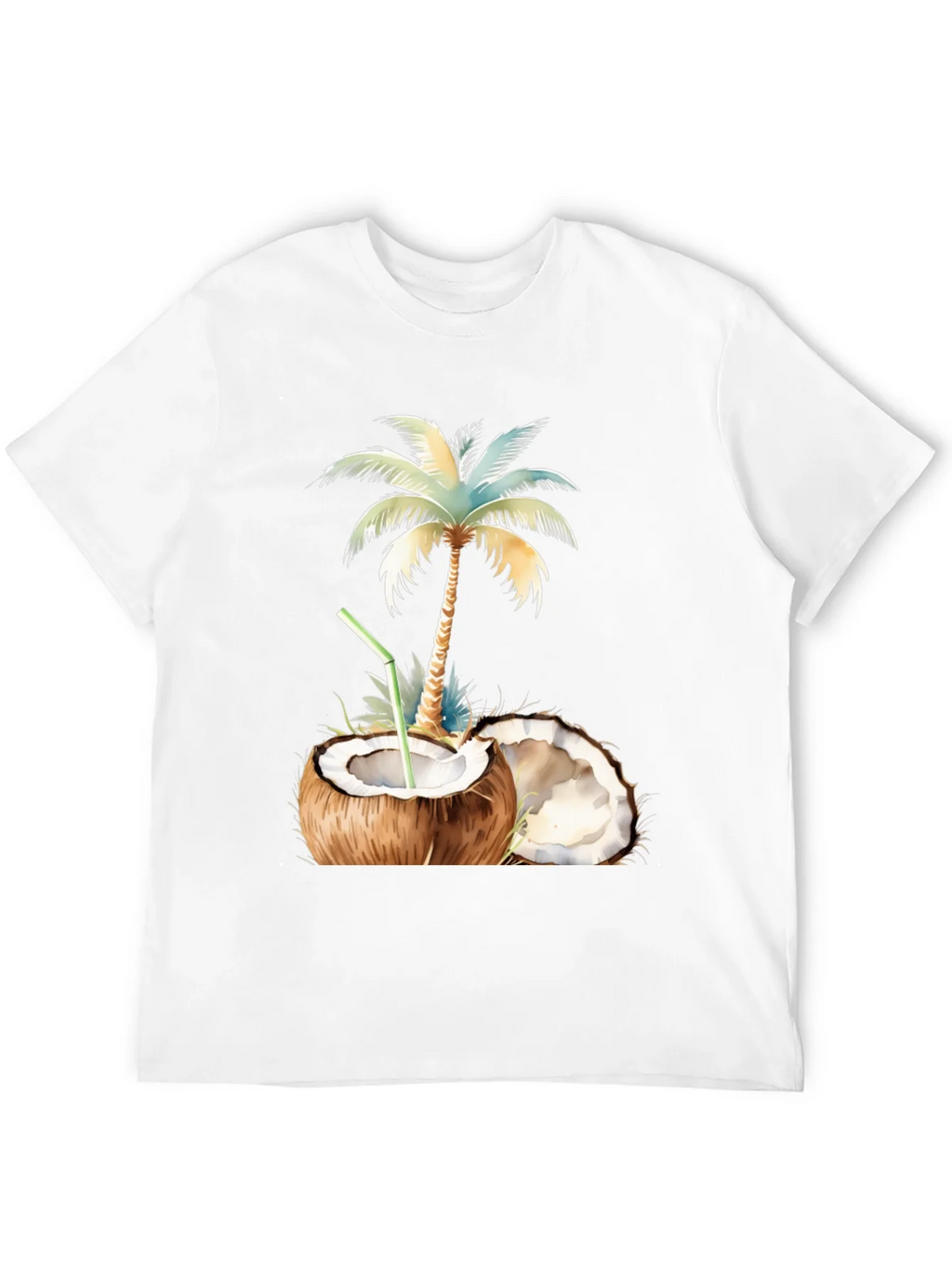 Tropical Coconut Palm Tree Graphic T-Shirt product image 11