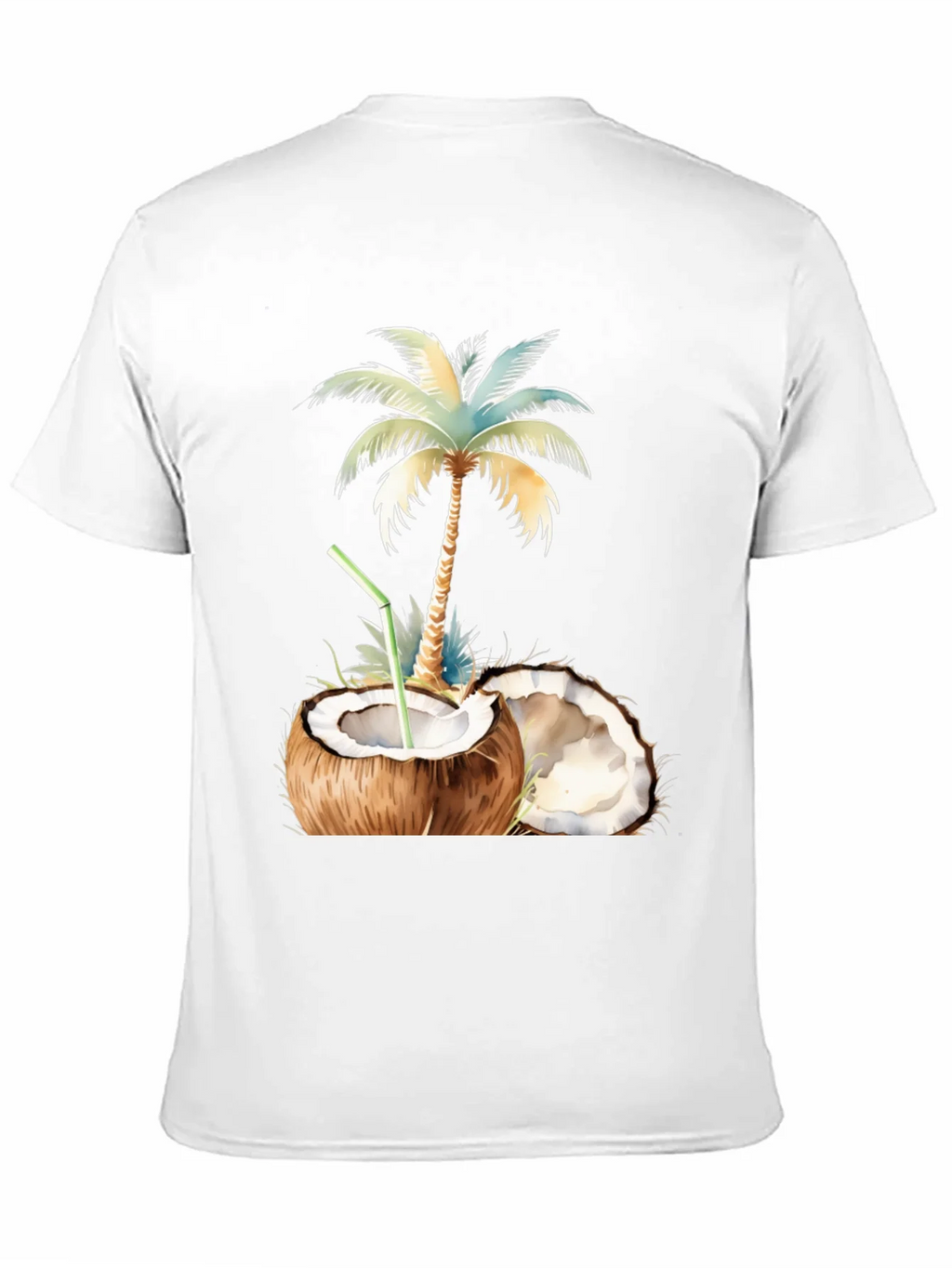 Tropical Coconut Palm Tree Graphic T-Shirt product image 10