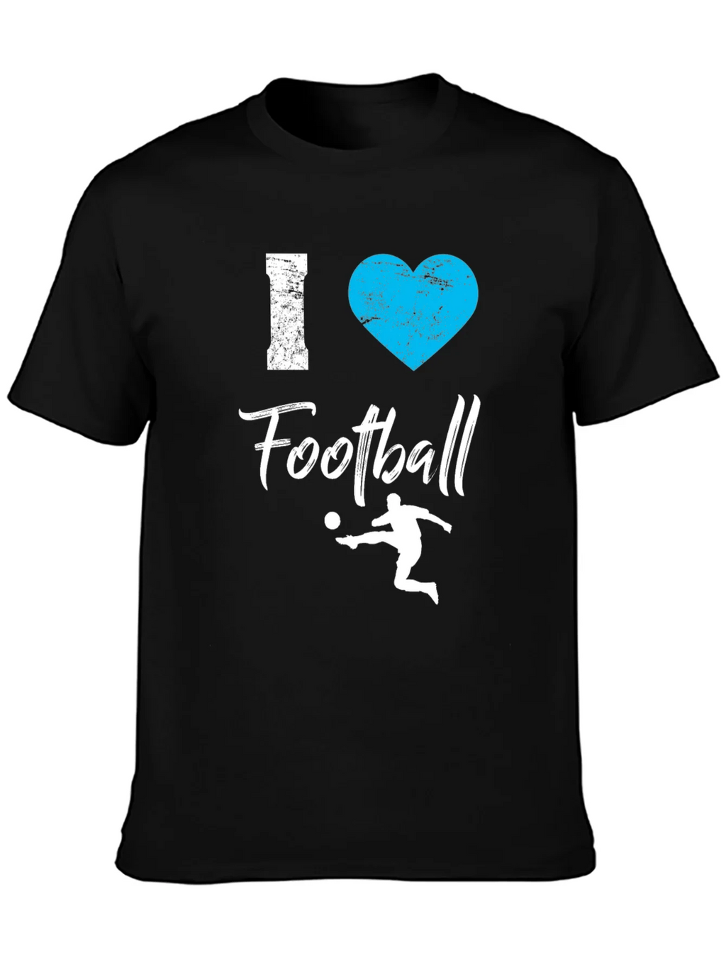 I Love Football T-Shirt - Graphic Tee product image 3