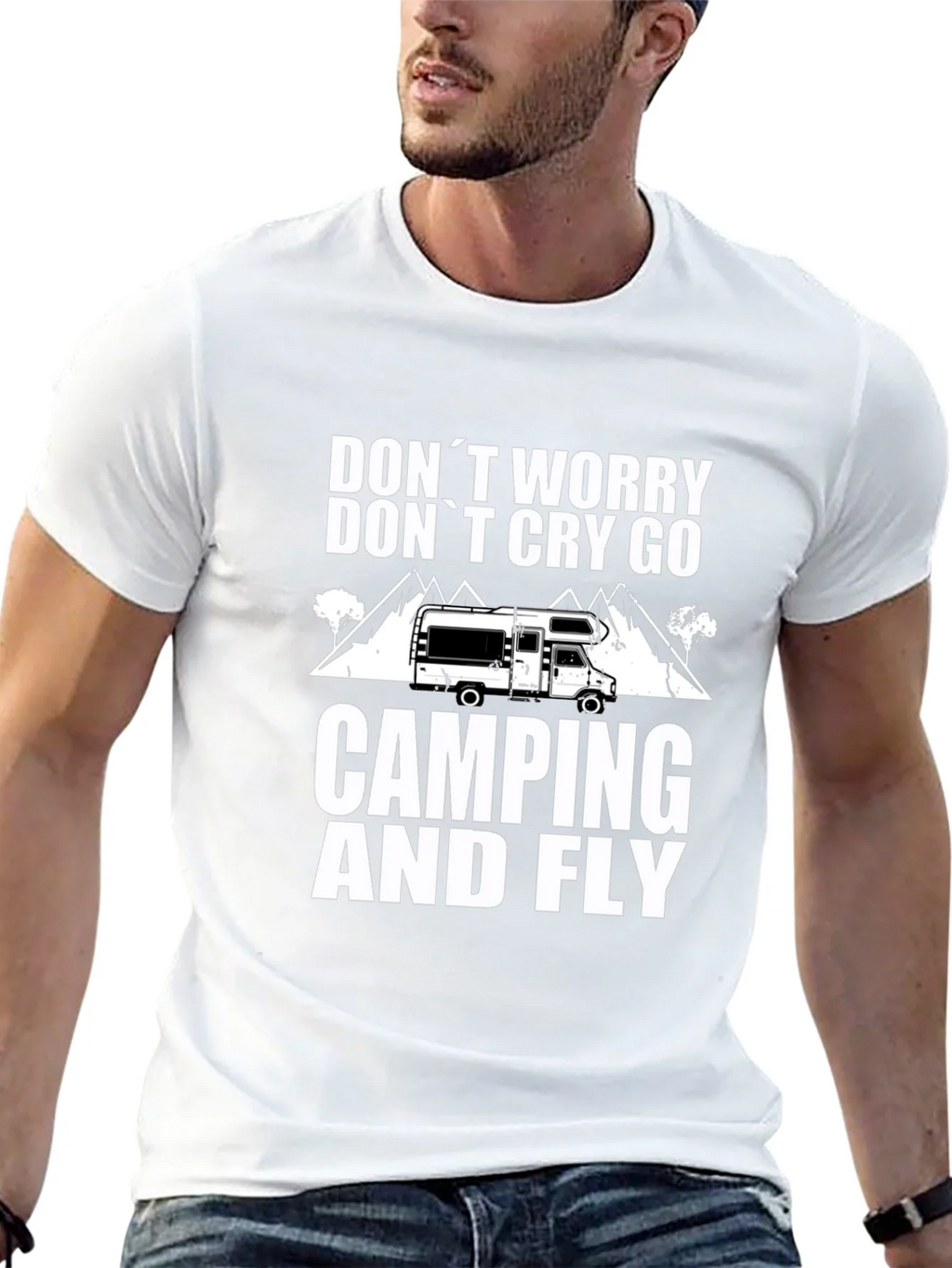 Camping & Fly T-Shirt: Worry-Free Outdoor Adventure product image 12