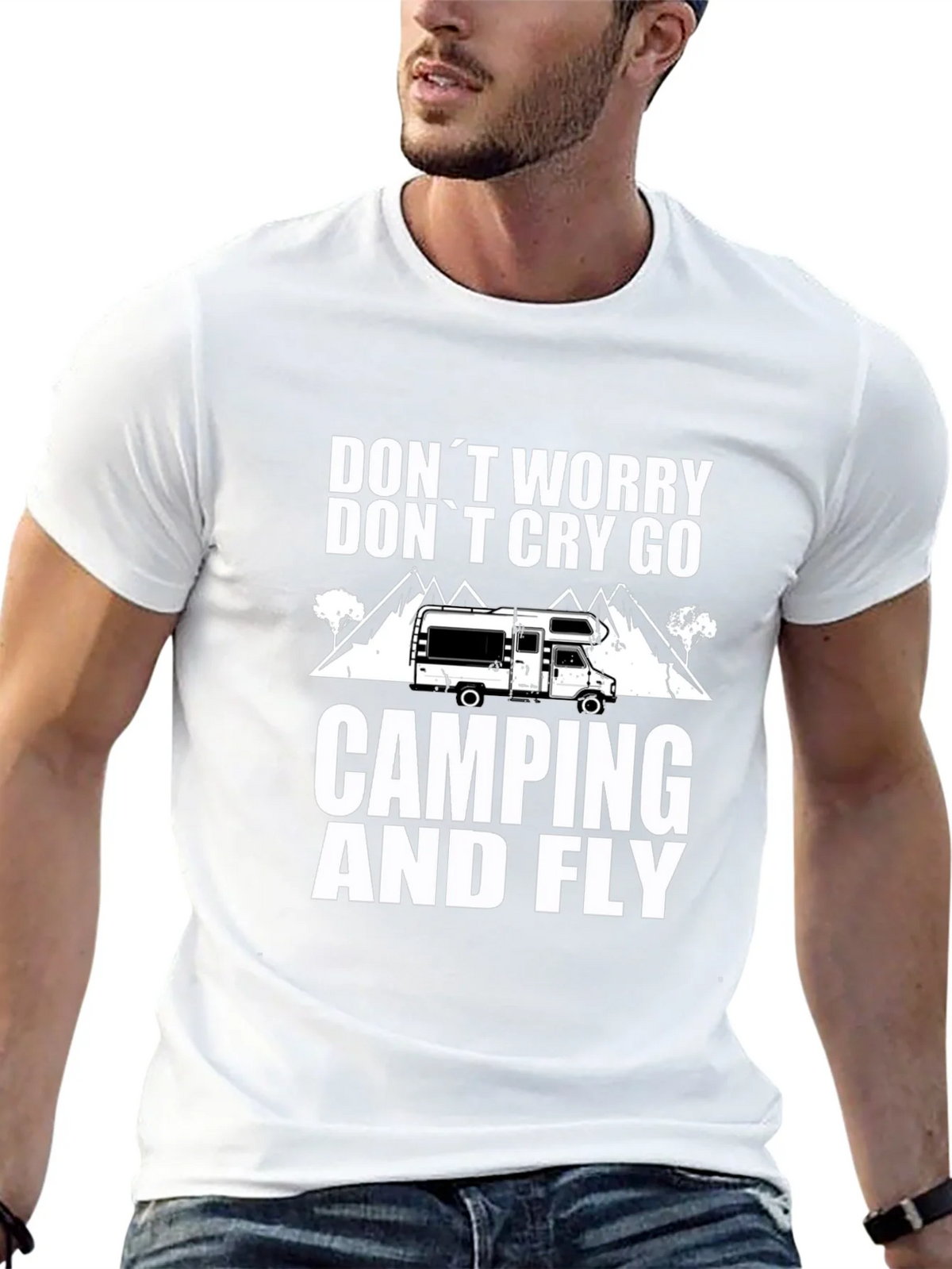 Camping & Fly T-Shirt: Worry-Free Outdoor Adventure product image 12