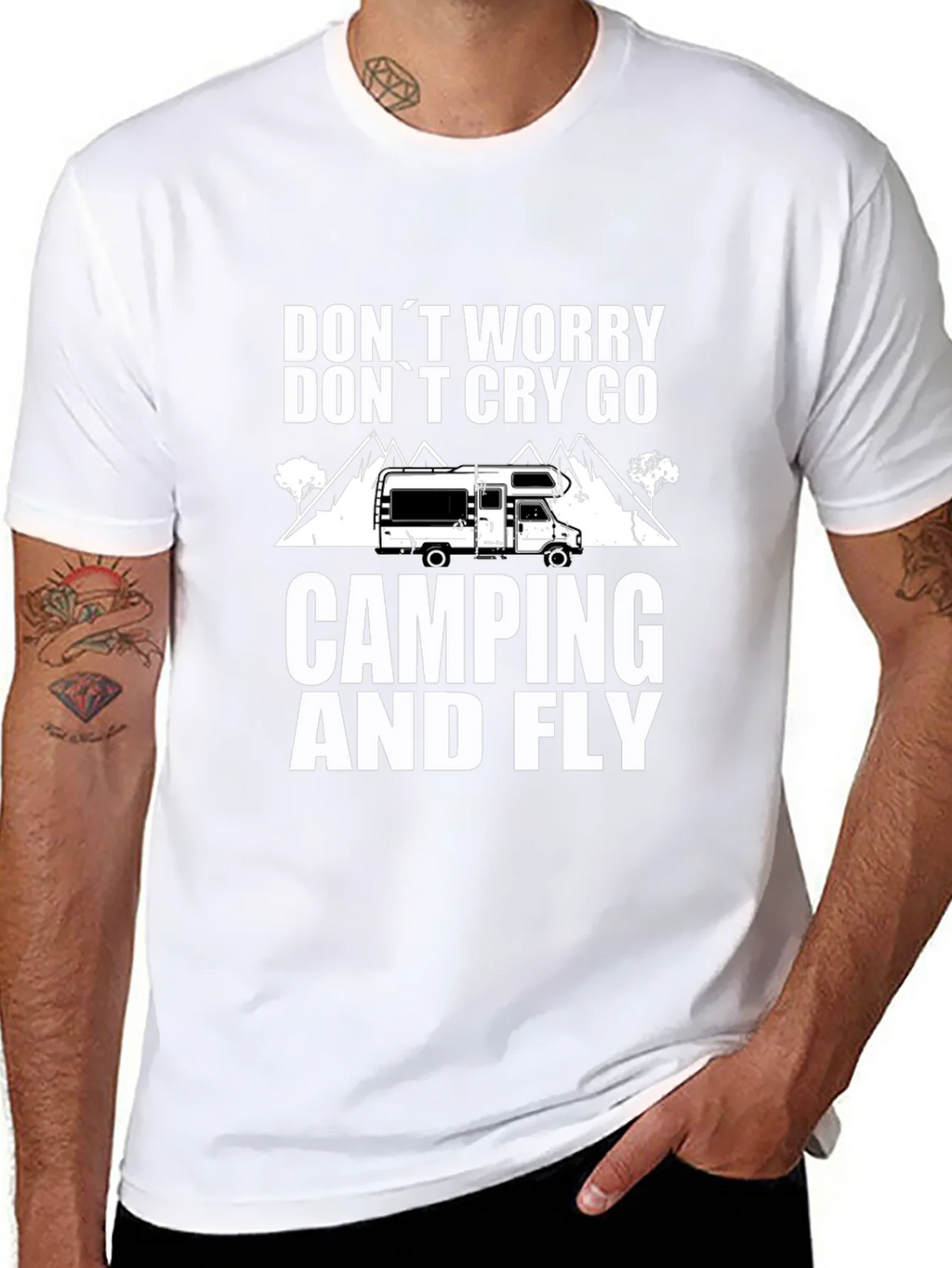 Camping & Fly T-Shirt: Worry-Free Outdoor Adventure product image 7