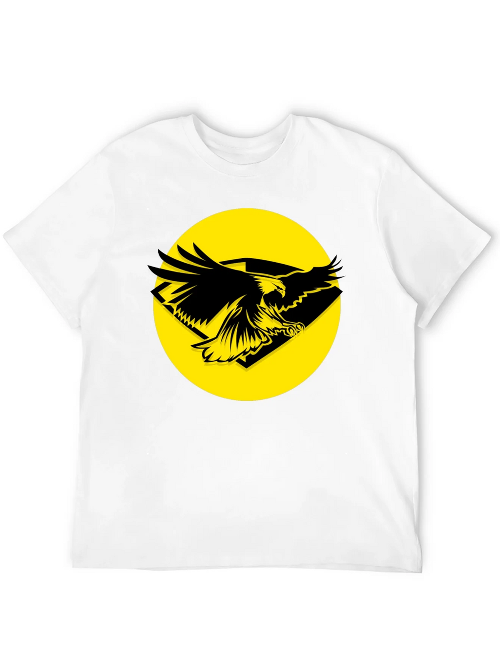 Eagle Graphic Tee - Black Cotton T-Shirt product image 11