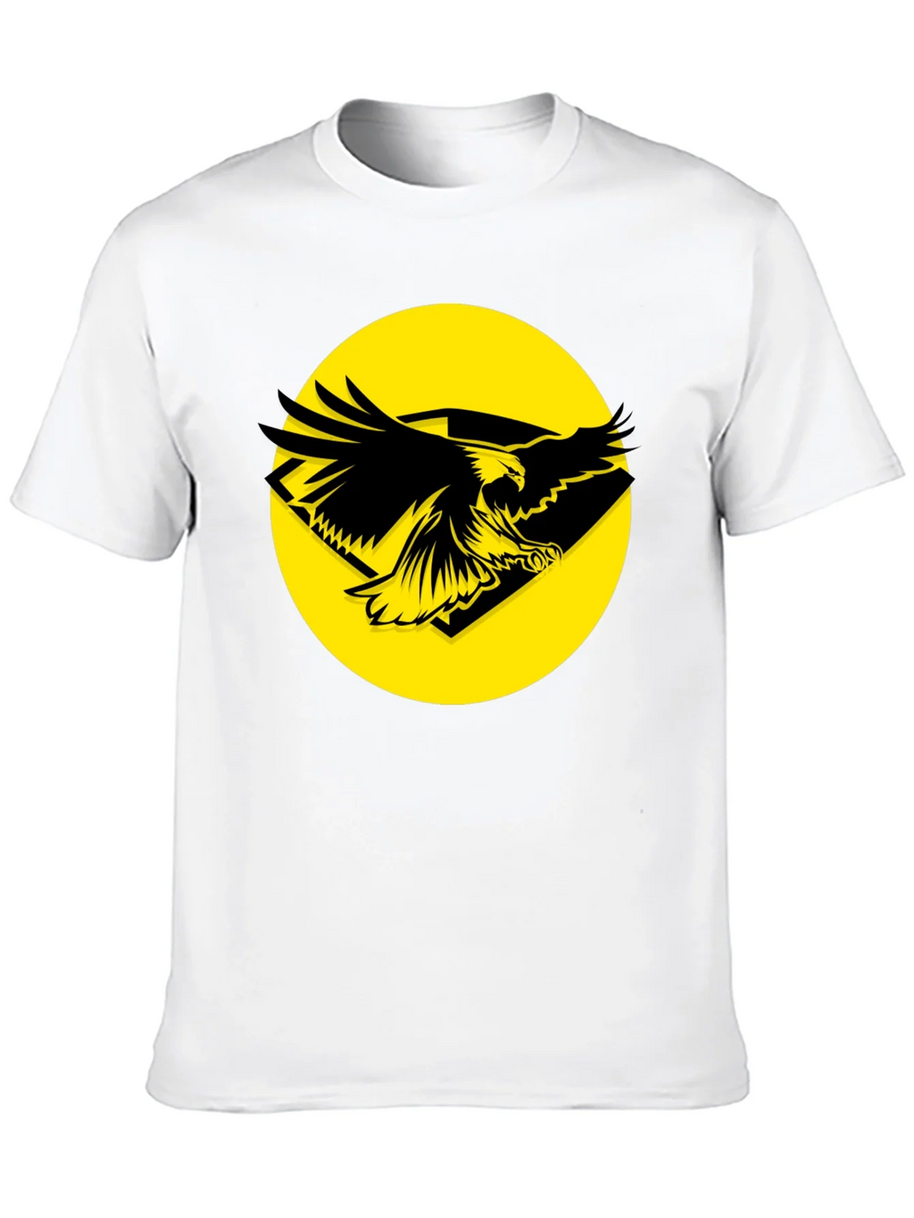 Eagle Graphic Tee - Black Cotton T-Shirt product image 9