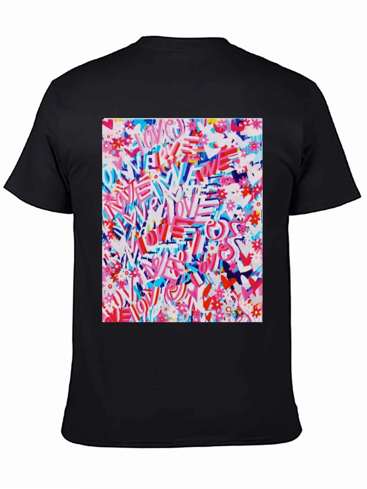 Love Graffiti Graphic Tee - Artistic Streetwear product image 4