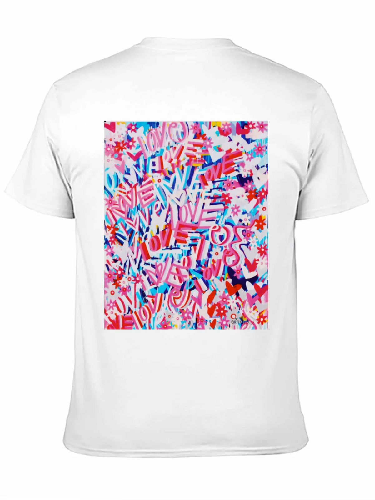 Love Graffiti Graphic Tee - Artistic Streetwear product image 10
