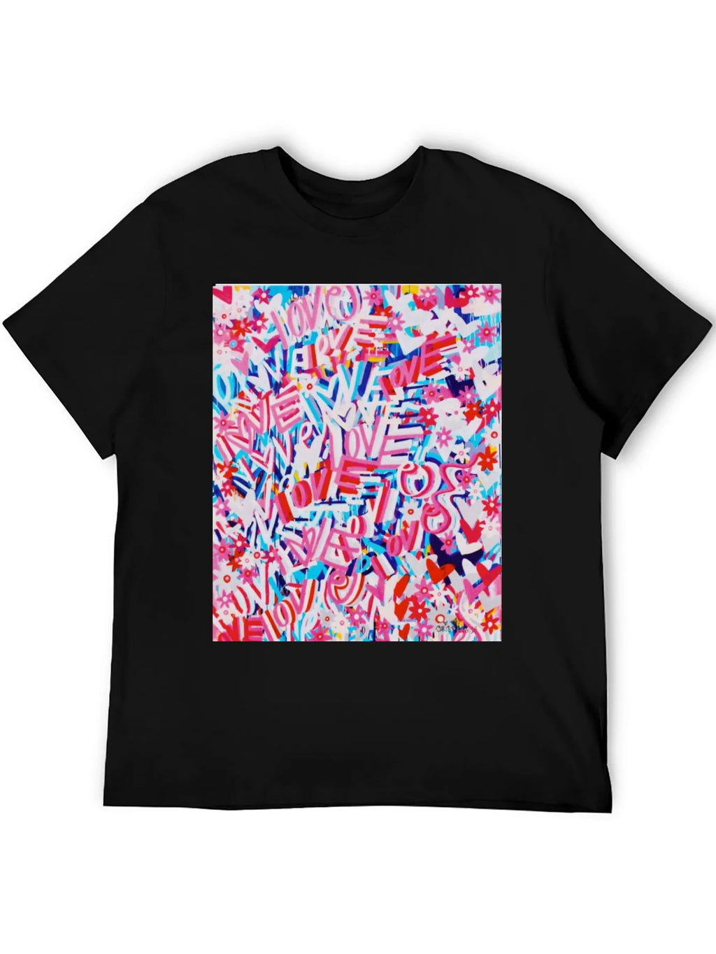 Love Graffiti Graphic Tee - Artistic Streetwear product image 5