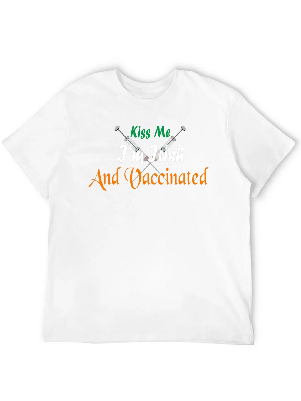 Kiss Me Im Irish & Vaccinated Tee product image 11