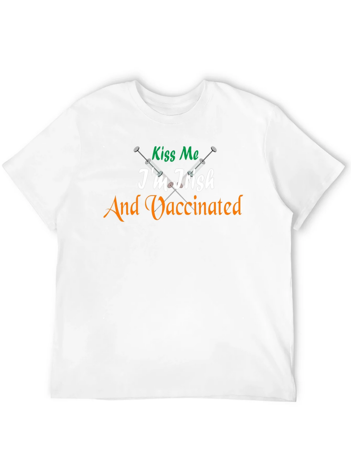 Kiss Me Im Irish & Vaccinated Tee product image 11