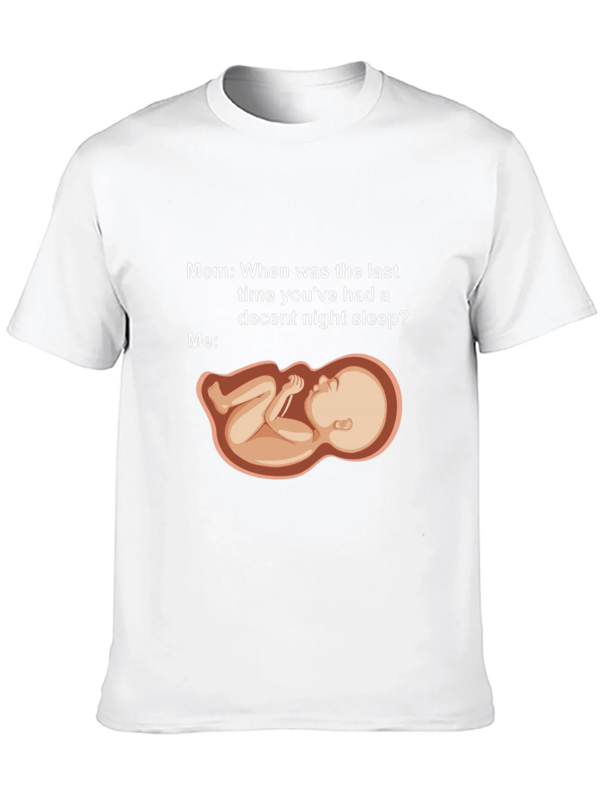 Humorous Pregnancy Sleeplessness T-Shirt product image 9