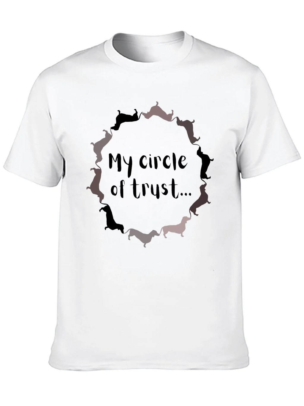 Dachshund Circle of Trust Graphic Tee product image 9