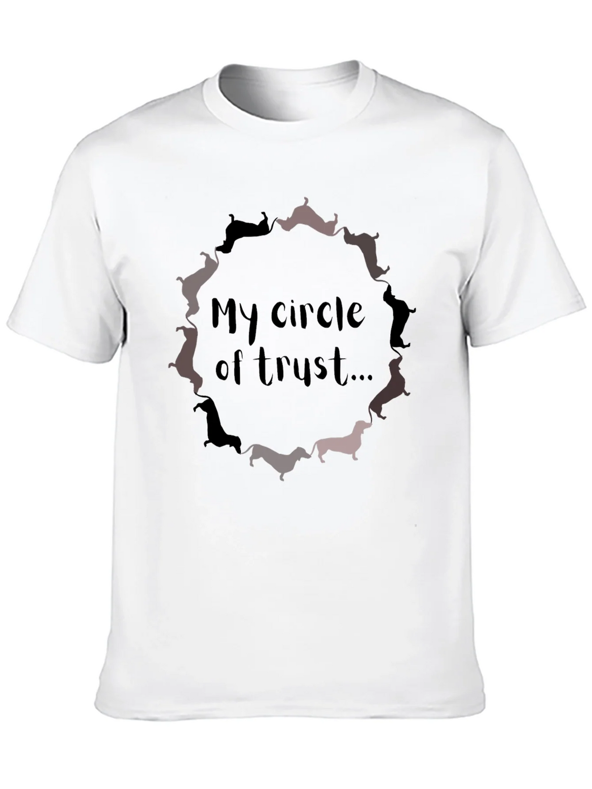 Dachshund Circle of Trust Graphic Tee product image 9