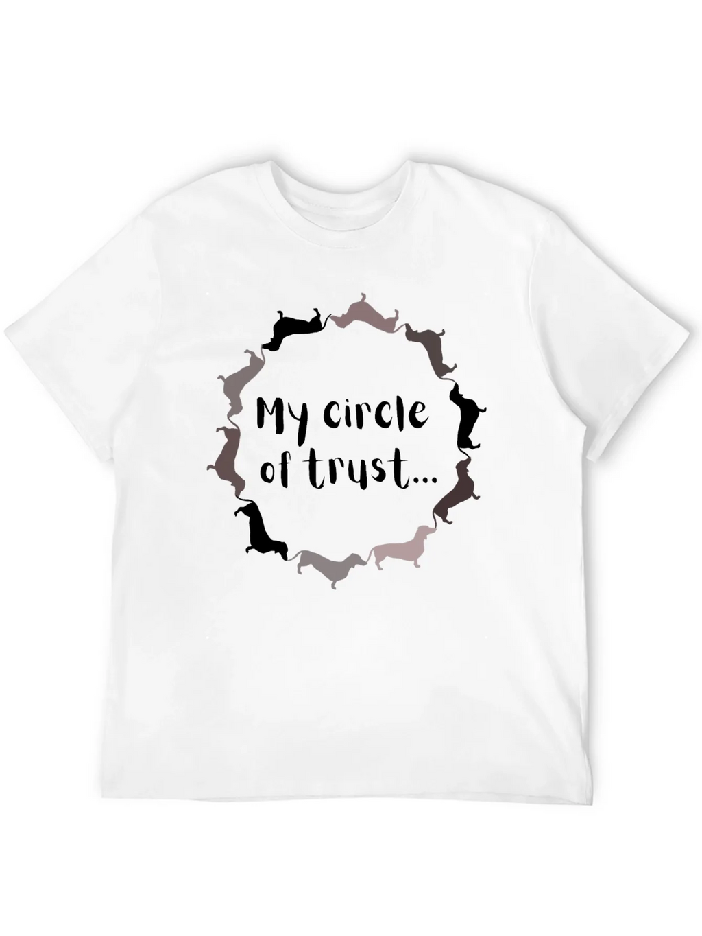 Dachshund Circle of Trust Graphic Tee product image 11