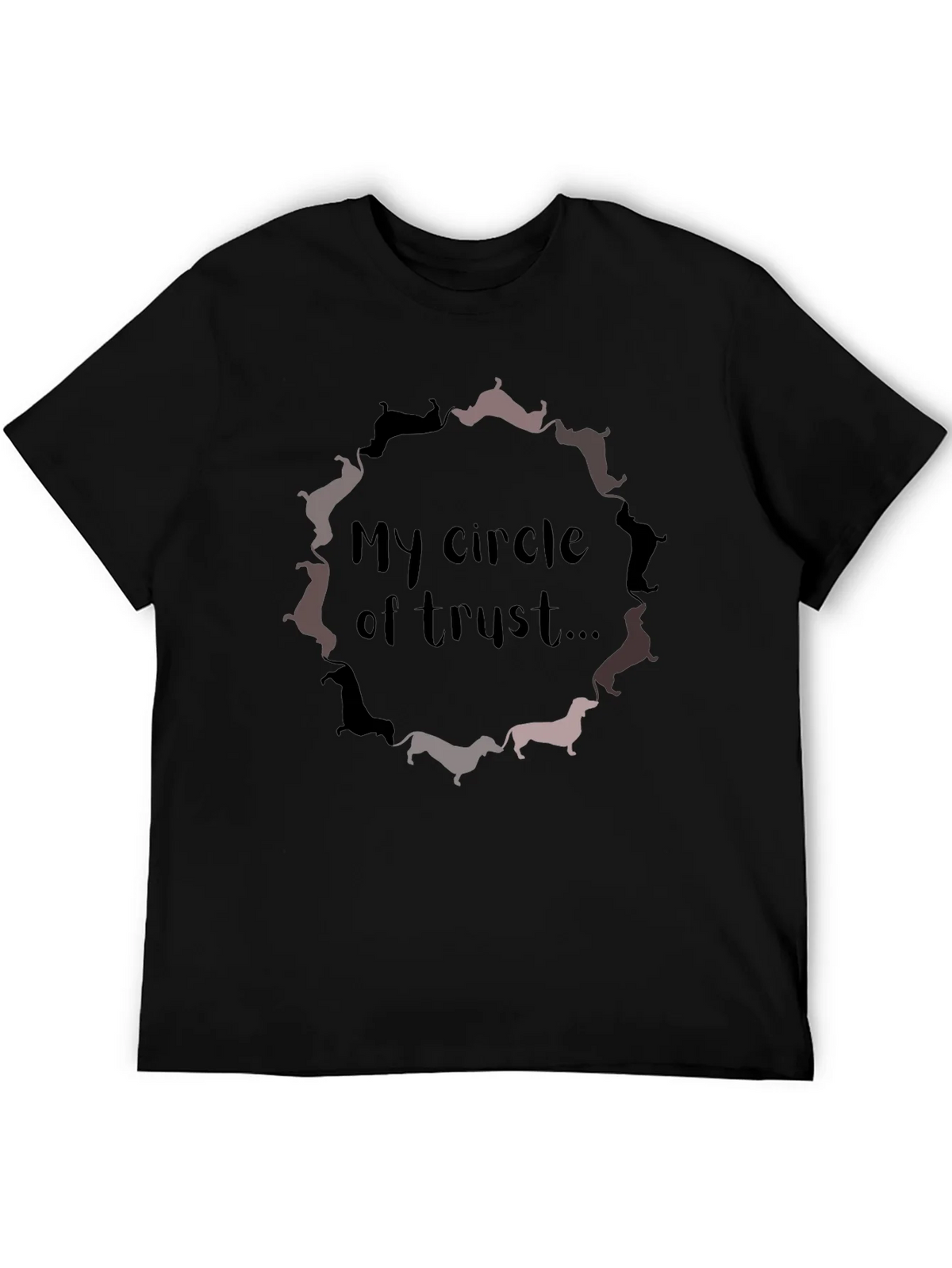 Dachshund Circle of Trust Graphic Tee product image 5