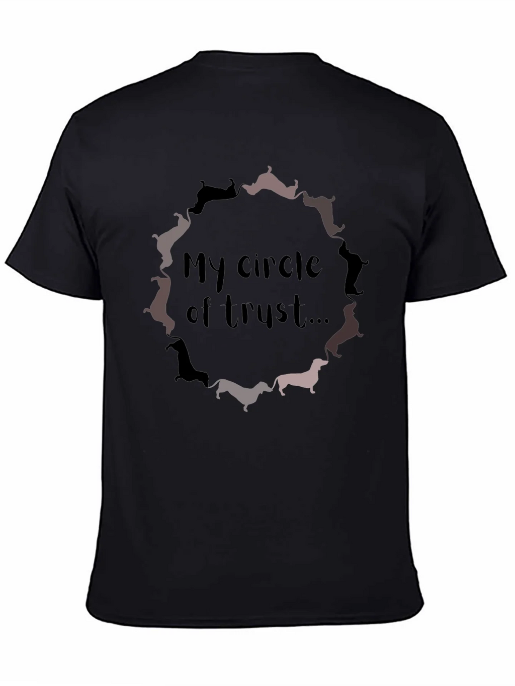 Dachshund Circle of Trust Graphic Tee product image 4