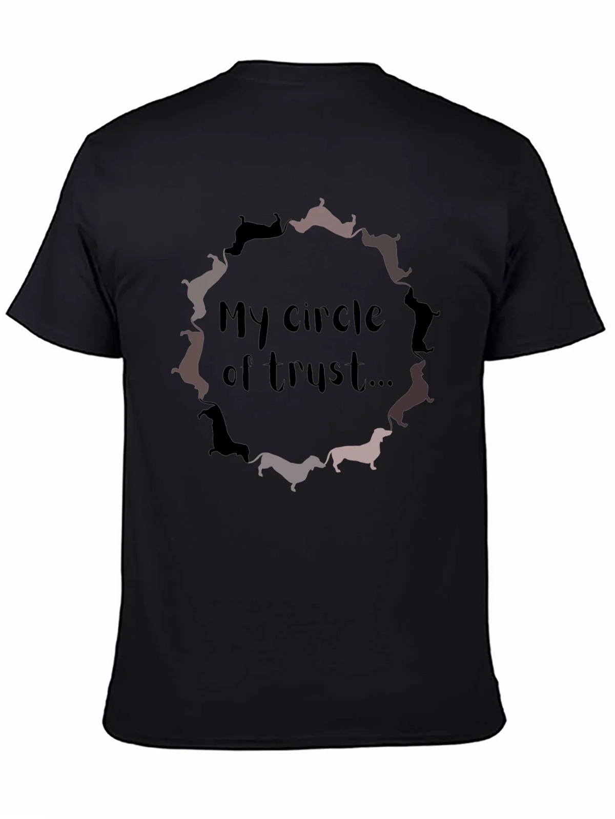Dachshund Circle of Trust Graphic Tee product image 4