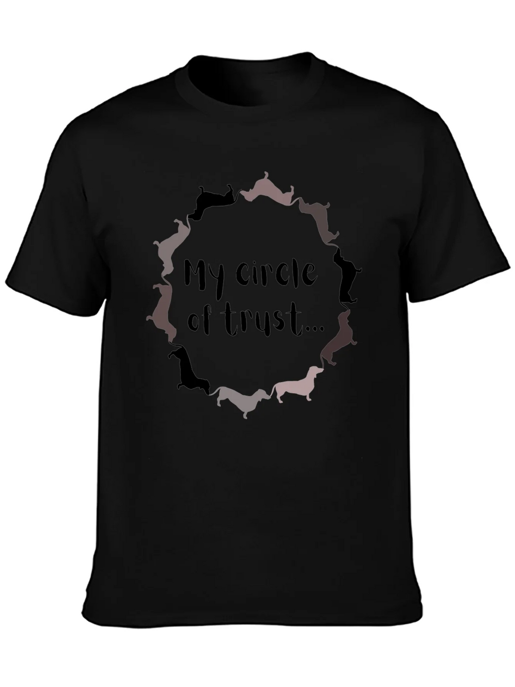Dachshund Circle of Trust Graphic Tee product image 3