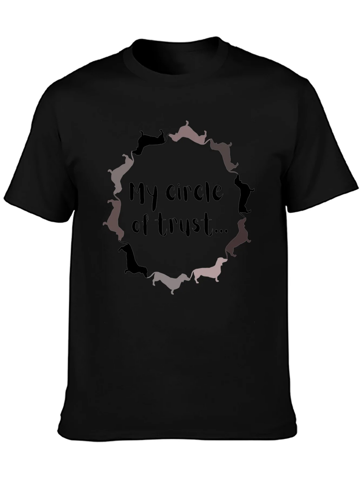 Dachshund Circle of Trust Graphic Tee product image 3