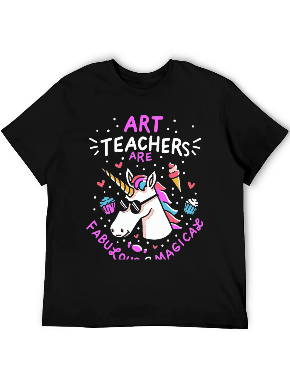 Art Teachers Are Fabulous Magical Unicorn T-Shirt product image 5