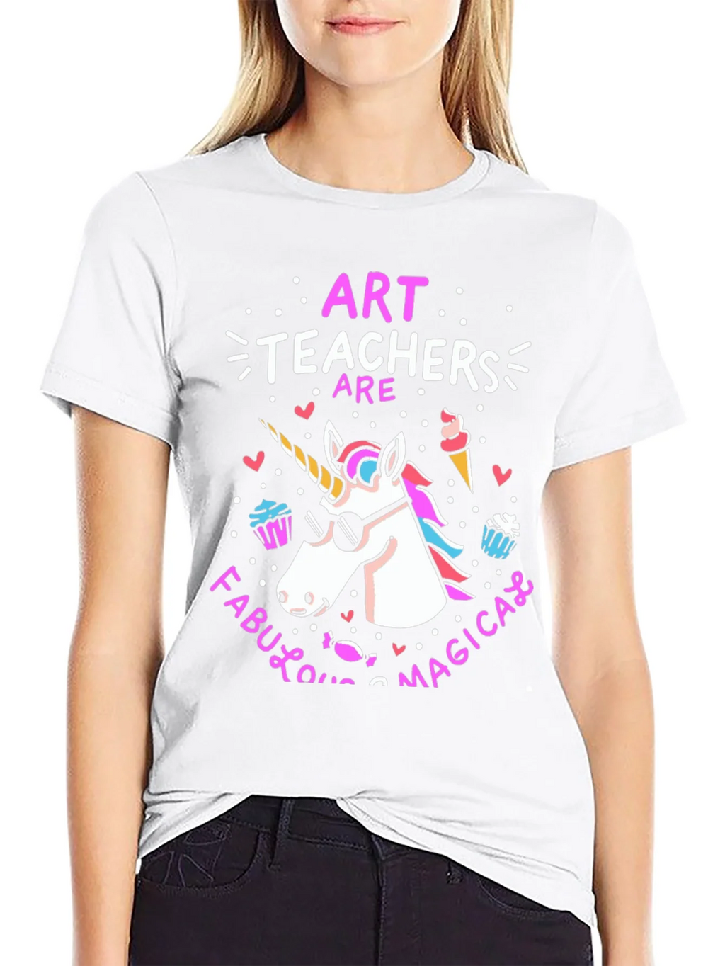 Art Teachers Are Fabulous Magical Unicorn T-Shirt product image 8