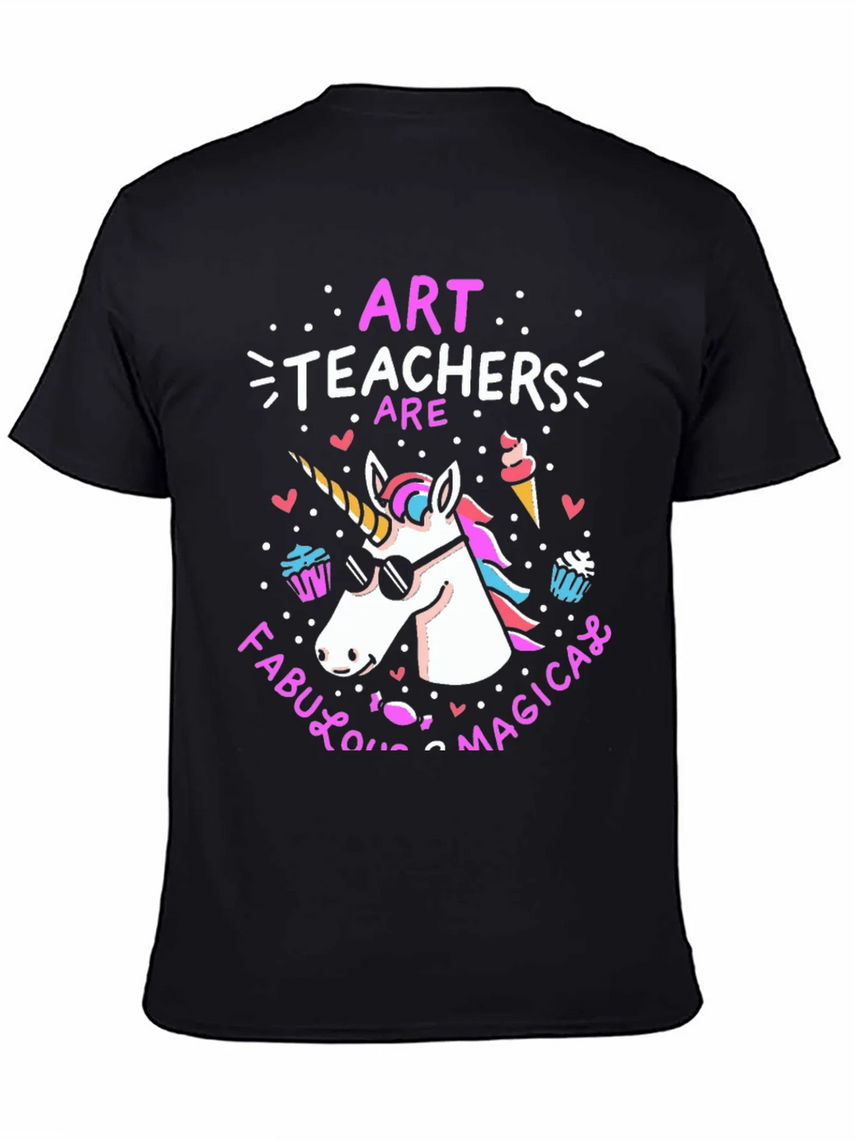 Art Teachers Are Fabulous Magical Unicorn T-Shirt product image 4