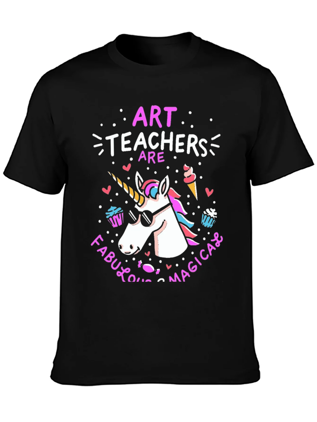 Art Teachers Are Fabulous Magical Unicorn T-Shirt product image 3