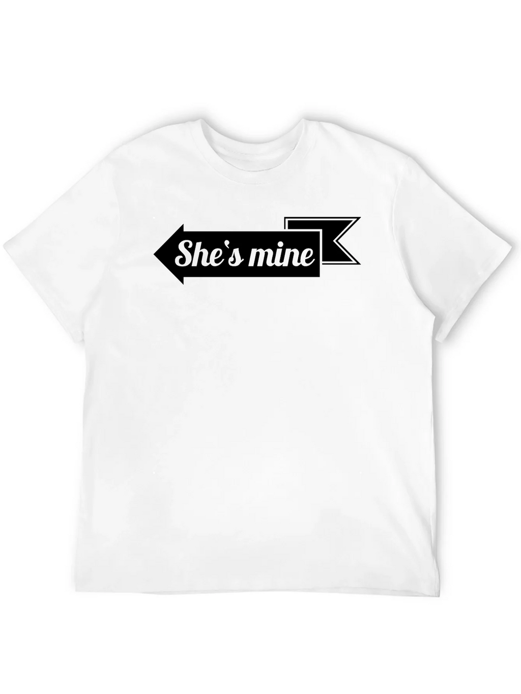 Shes Mine T-Shirt - Black Arrow Graphic Tee product image 11
