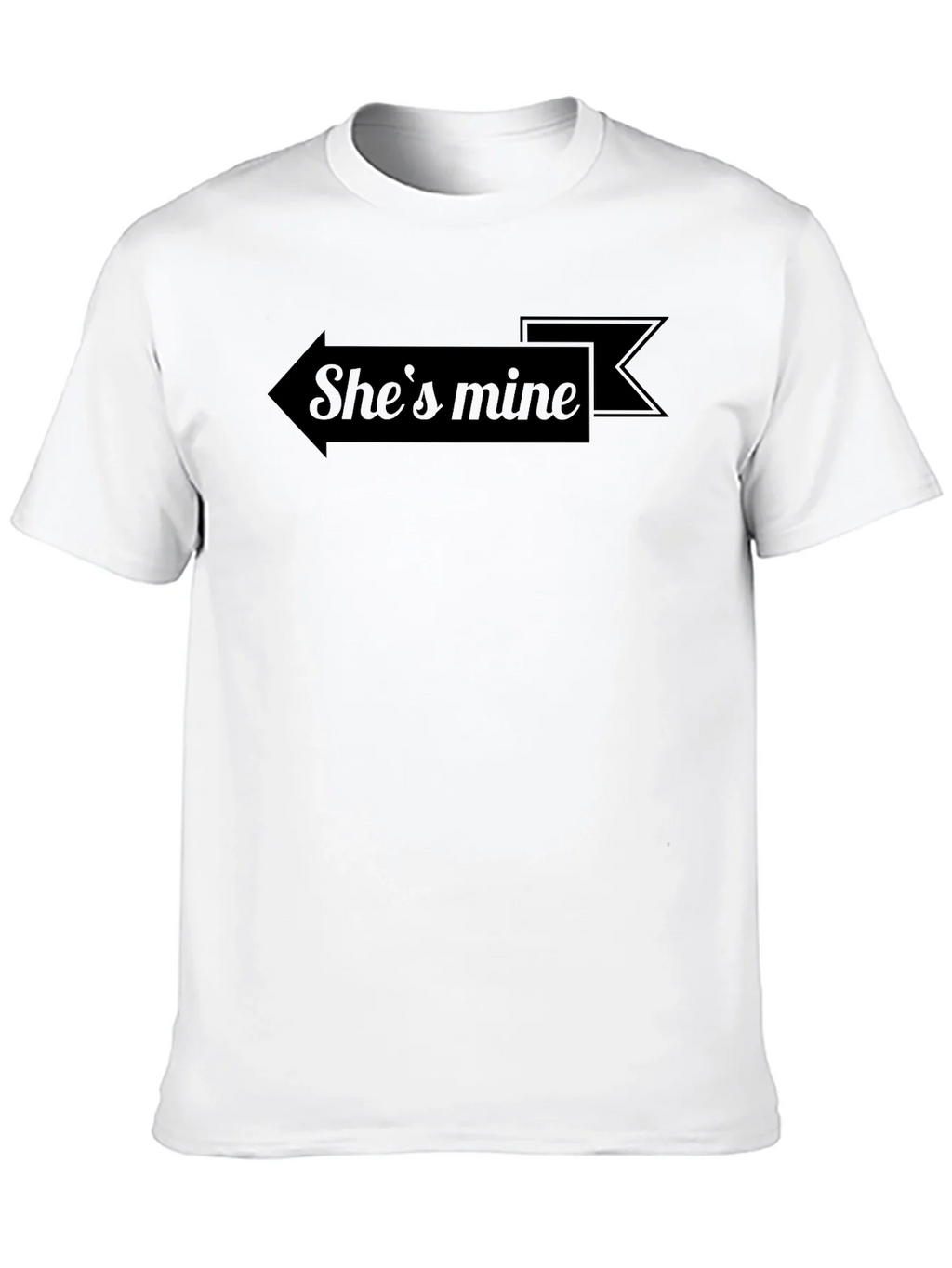 Shes Mine T-Shirt - Black Arrow Graphic Tee product image 9